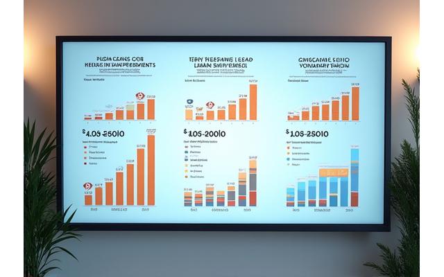 Grafikas lyginantis tris skirtingus paskolos scenarijus su stulpeliais